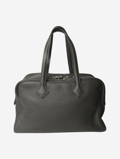 Dark grey 2007 Victoria 35 top handle bag Top Handle Bags Hermes 