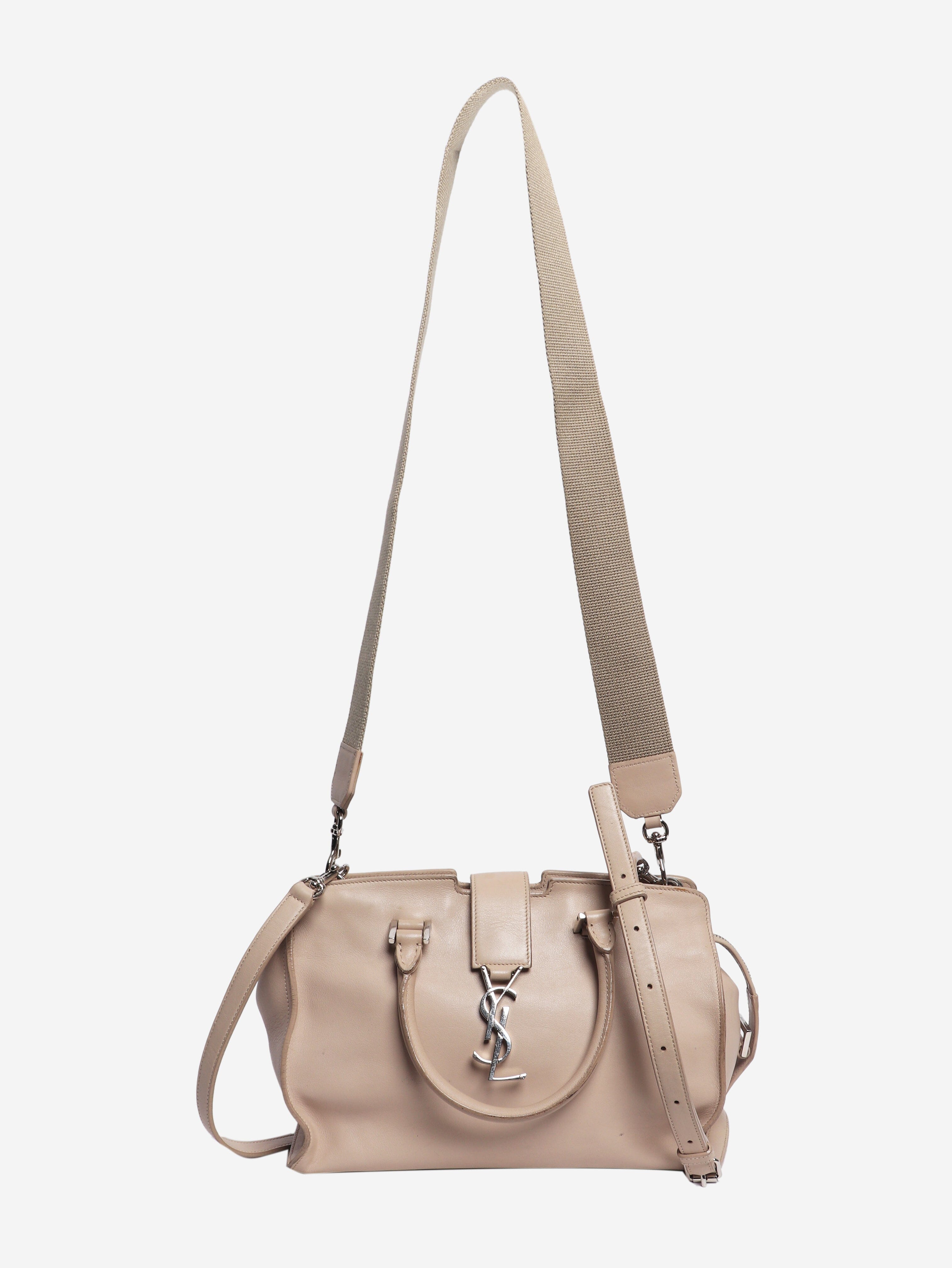Neutral Monogram Cabas 2way bag Cross-body Bags Saint Laurent 