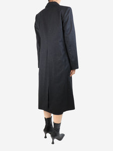 Gabriela Coll Garments Charcoal grey wool coat and dress set - size L