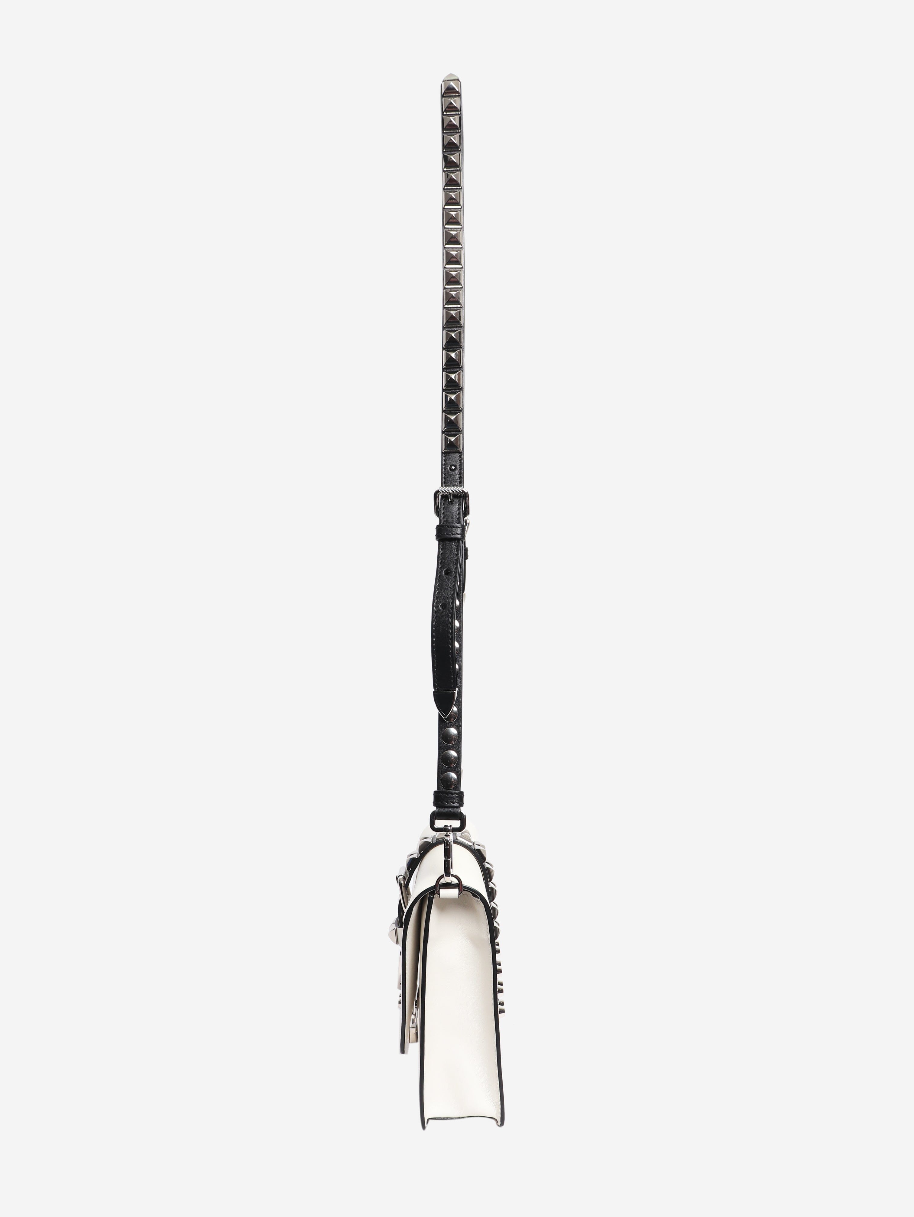 White Elektra leather bag Shoulder bags Prada 