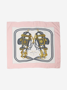 Hermes Pink brides de gala scarf