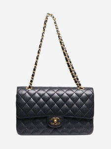 Chanel Black 2006 medium caviar Classic double flap bag