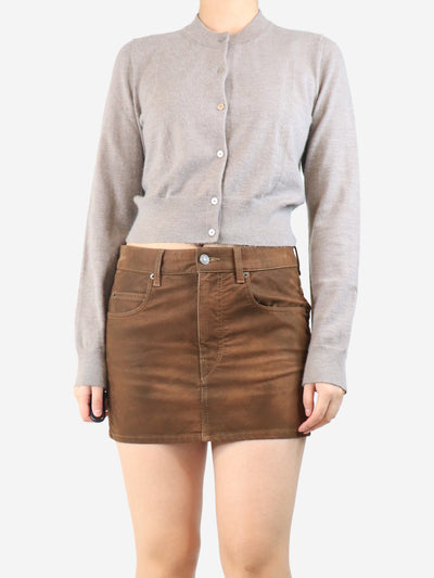 Taupe cashmere cardigan - size L Knitwear Joesph 