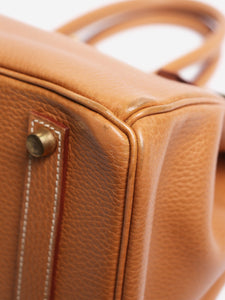 Hermes Tan 1996 Birkin 35 bag