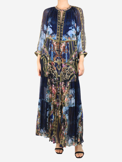 Navy floral maxi dress - size S Dresses Camilla 