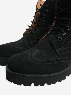 Black suede ankle boots - size EU 38.5 Boots Jimmy Choo 