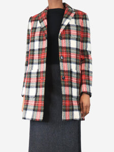 Bonpoint Red plaid wool jacket - size XS