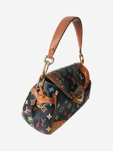 Louis Vuitton x Takashi Murakami Black 2008 Monogram shoulder bag