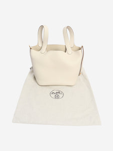 Hermes Cream 2022 Picotin 18 bag