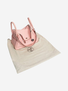 Hermes Rose sakura Lindy mini bag