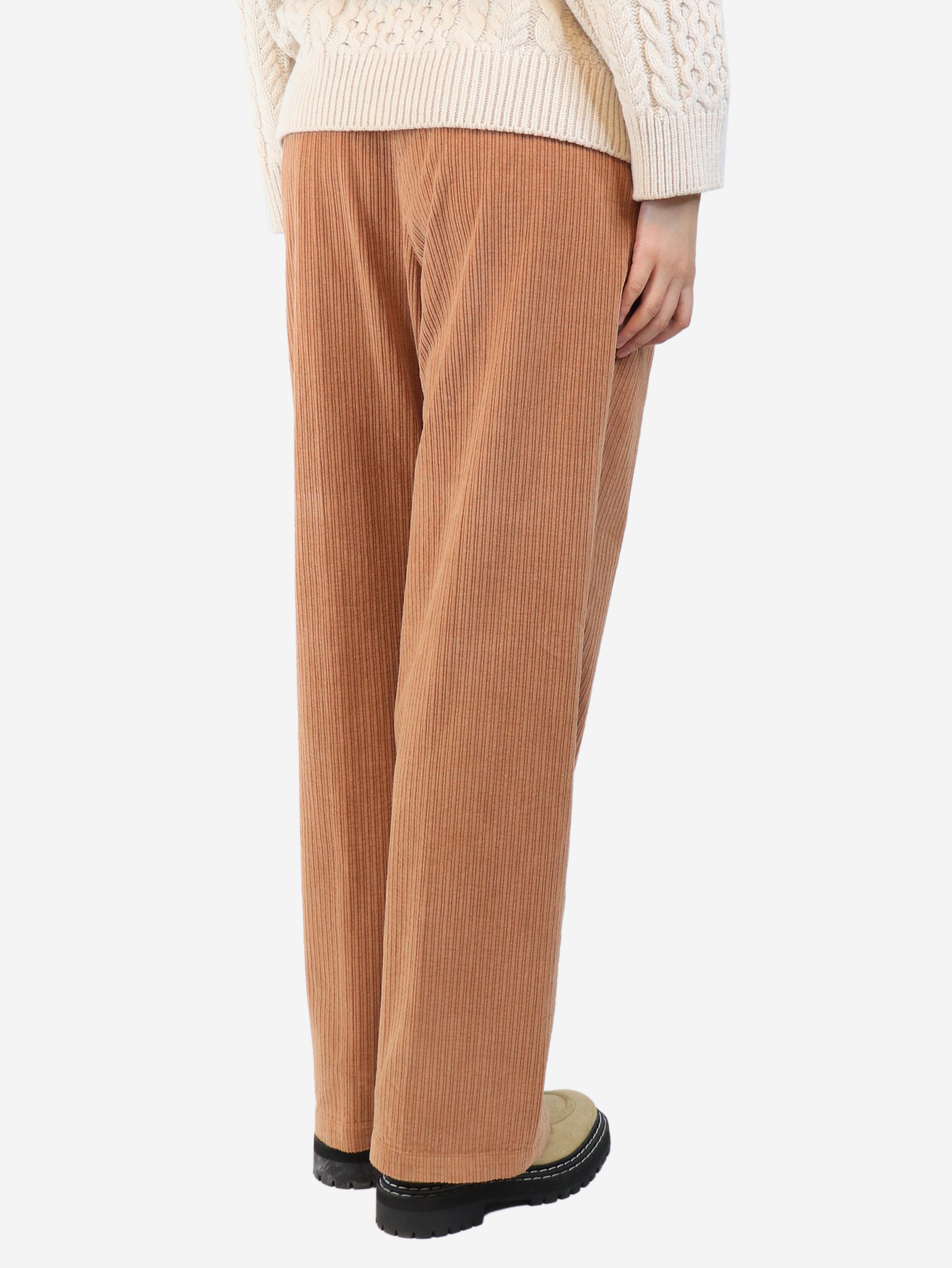 Dusty pink corduroy trousers - size UK 12 Trousers Masscob 