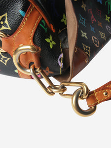 Louis Vuitton x Takashi Murakami Black 2008 Monogram shoulder bag