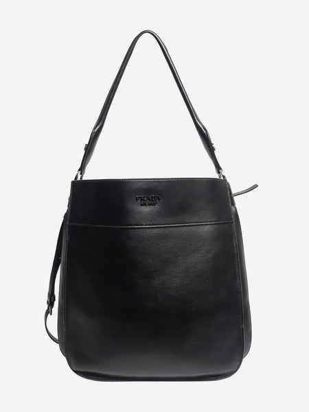 Black Margit leather shoulder bag product image