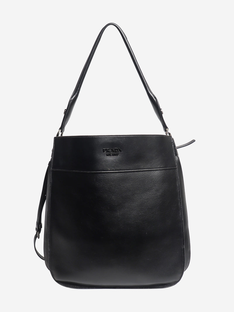 Black Margit leather shoulder bag Shoulder bags Prada 