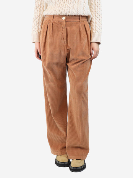 Dusty pink corduroy trousers - size UK 12 product image