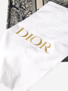 Christian Dior Blue and ecru 2022 Large Dior Book Tote
