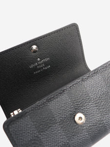 Louis Vuitton Black Damier Graphite key holder