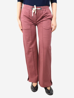 Plum elasticated trousers - size S Trousers Brunello Cucinelli 