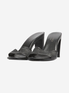 Gucci Black heeled mules