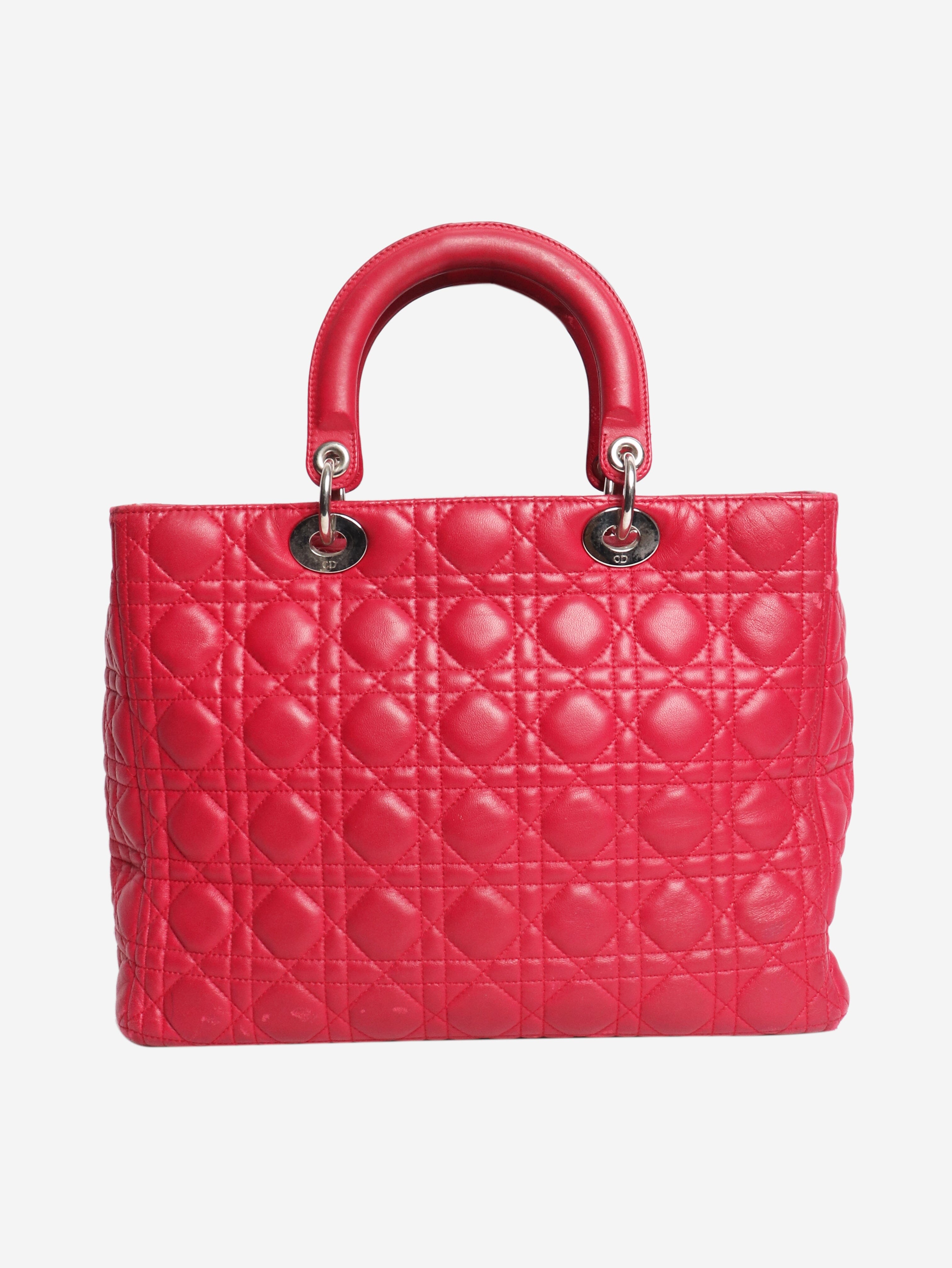 Pink 2011 large Lady Dior 2way bag Shoulder bags Dior 