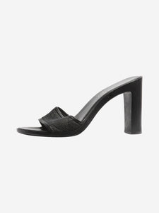 Gucci Black heeled mules