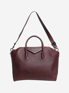 Oxblood Antigona leather 2way bag Shoulder bags Givenchy 