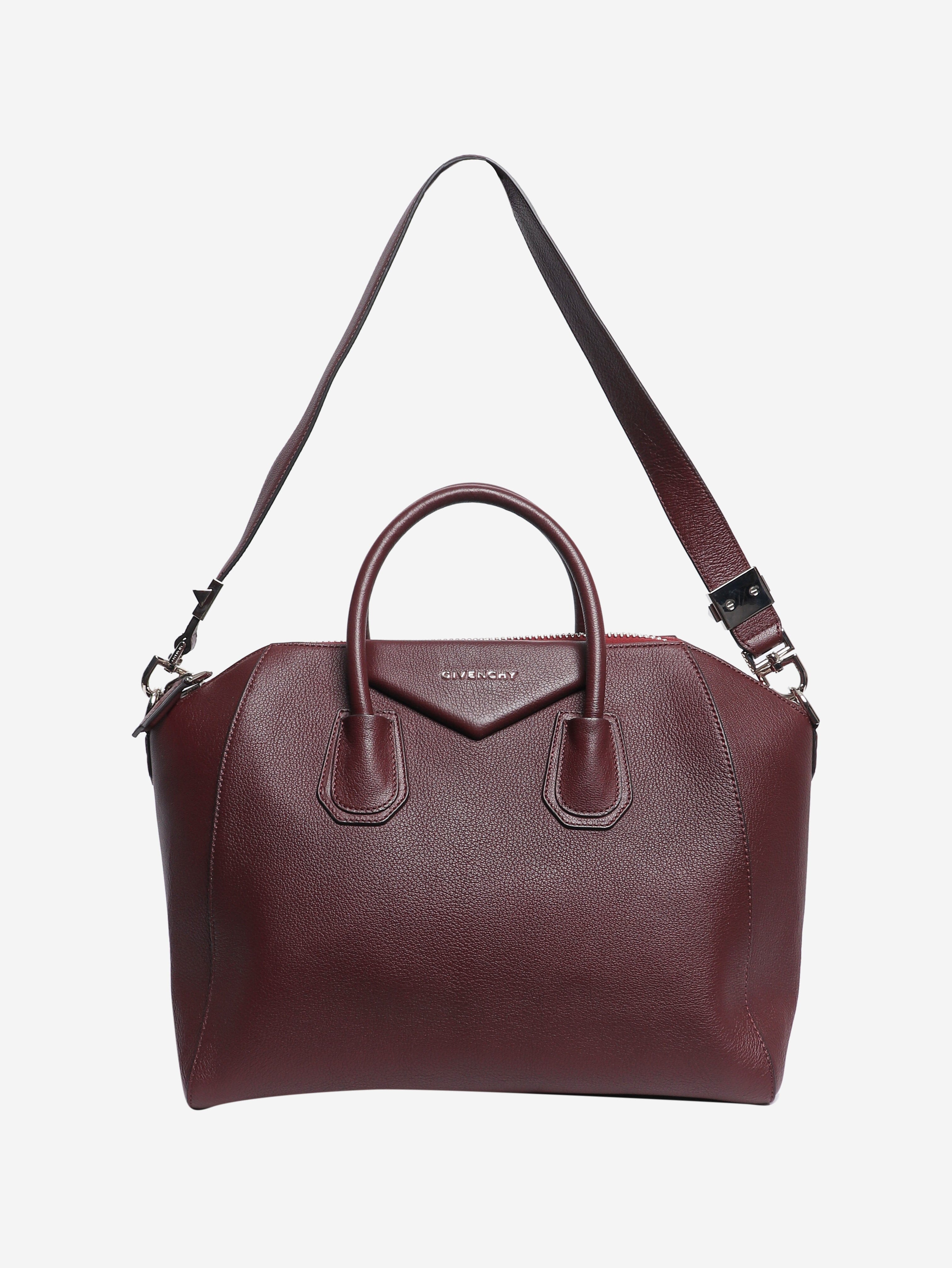 Oxblood Antigona leather 2way bag Shoulder bags Givenchy 