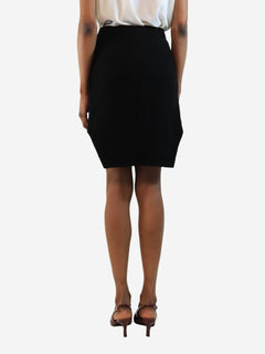 Black wool mini skirt - size UK 6 Skirts Carven 