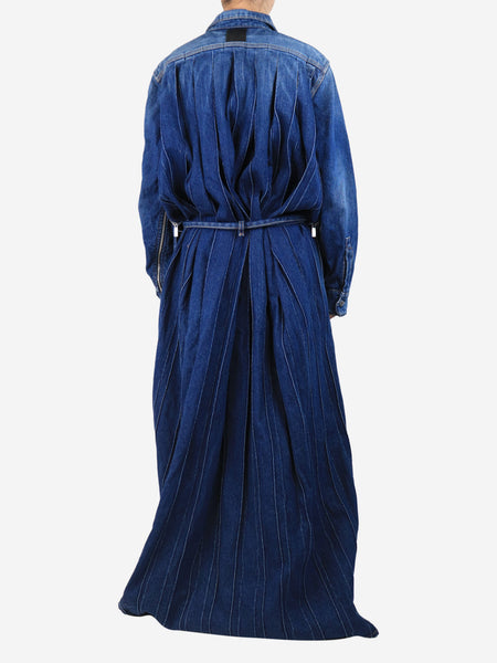 Blue denim maxi dress - size M alternate image