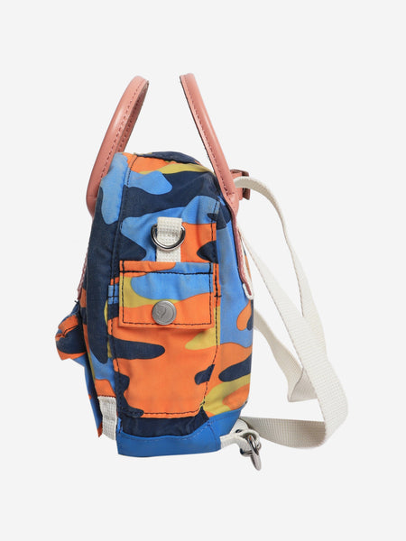 Multicolour camouflage mini backpack alternate image