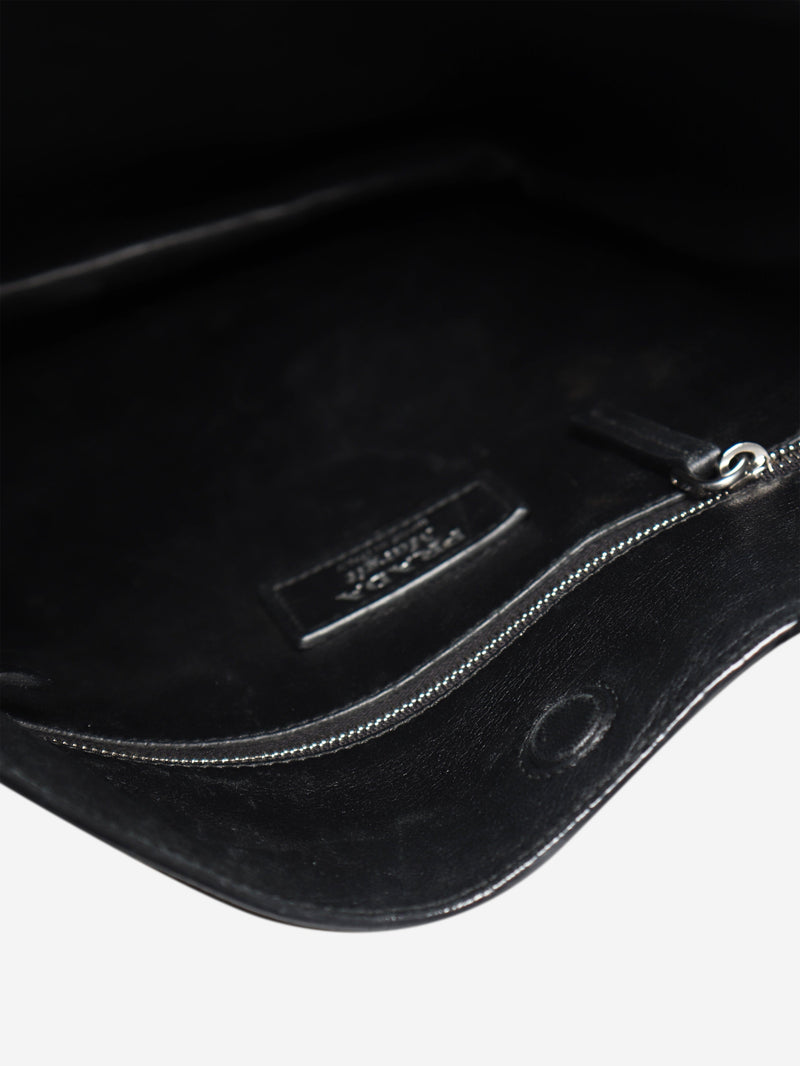 Black Margit leather shoulder bag Shoulder bags Prada 