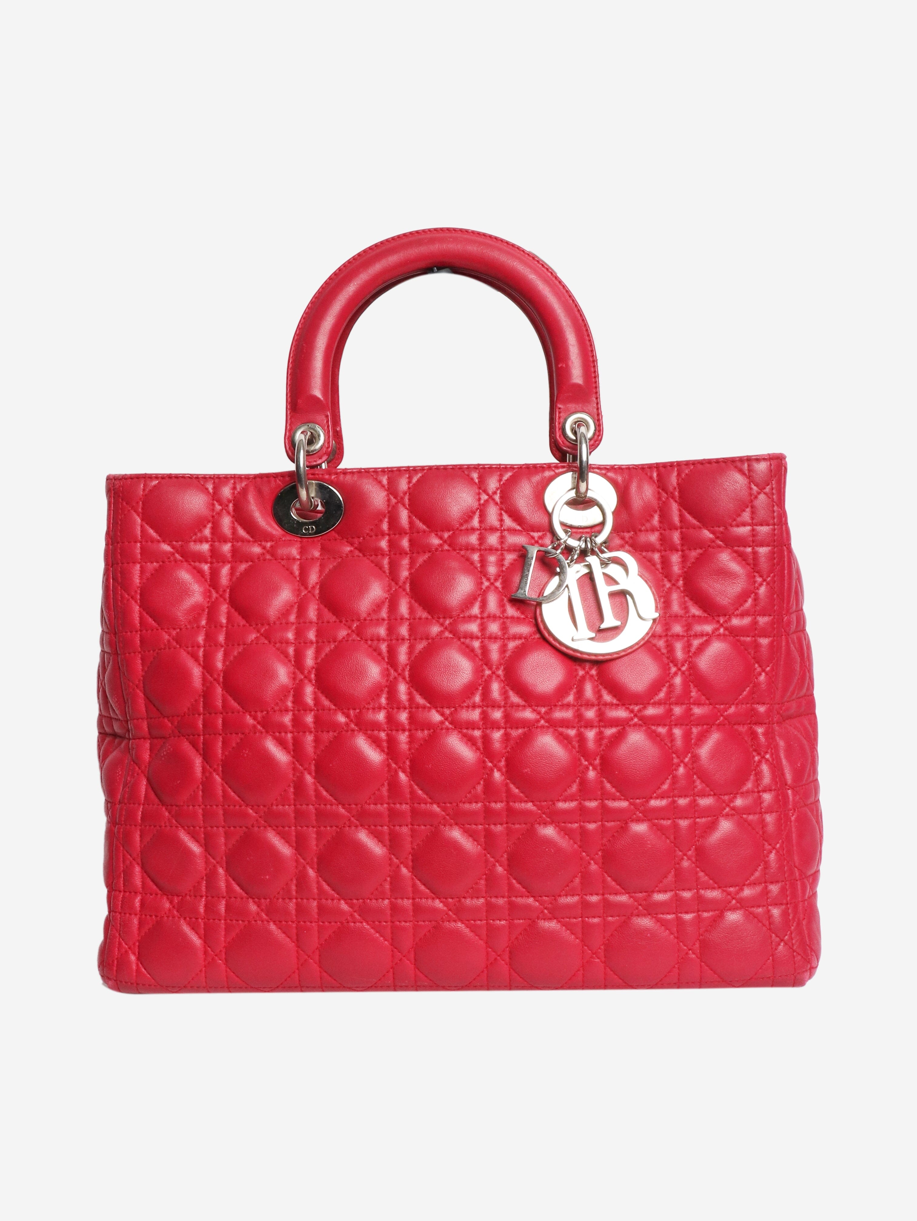 Pink 2011 large Lady Dior 2way bag Shoulder bags Dior 
