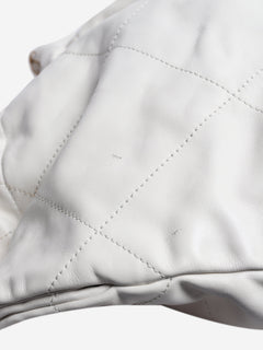 White calfskin quilted Large 22 shoulder bag Shoulder bags Chanel 