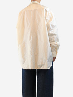Cream silk shirt - size UK 8 Tops Sofie D'Hoore 