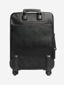 Prada Black Saffiano leather trolley case