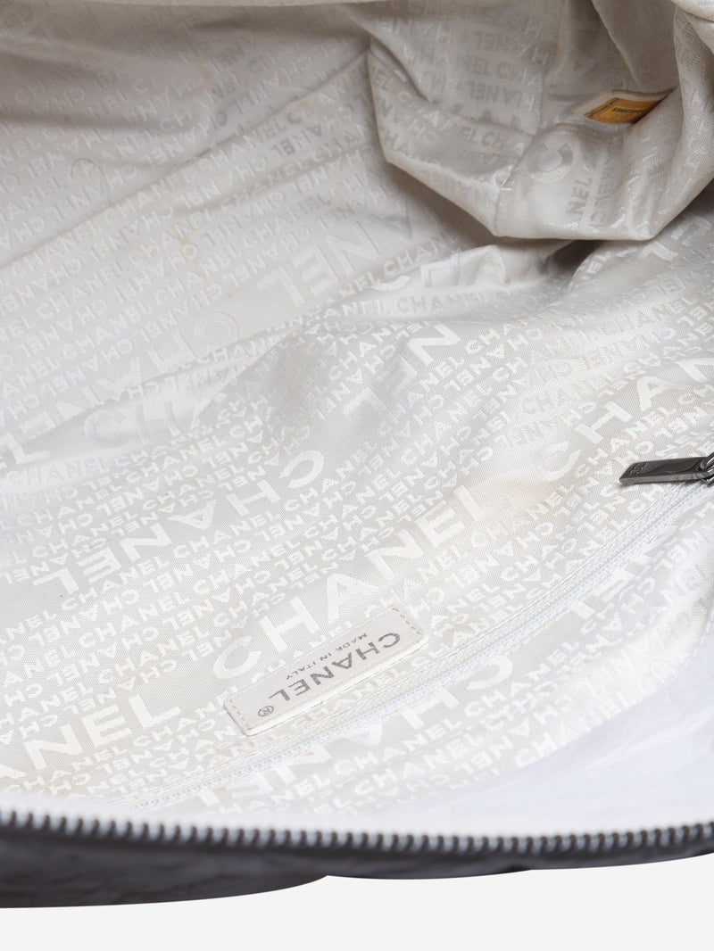 White vintage 2005 quilted leather tote Tote Bags Chanel 