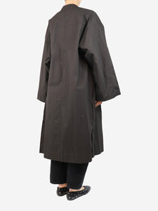 Soeur Brown Elite long coat - size UK 8
