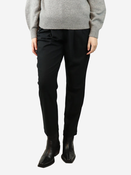 Black tapered-leg trousers - size S product image