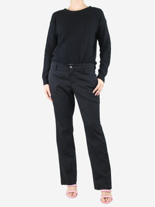 Gucci Black wool trousers - size UK 12