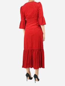 Cefinn Red corduroy dress - size UK 10