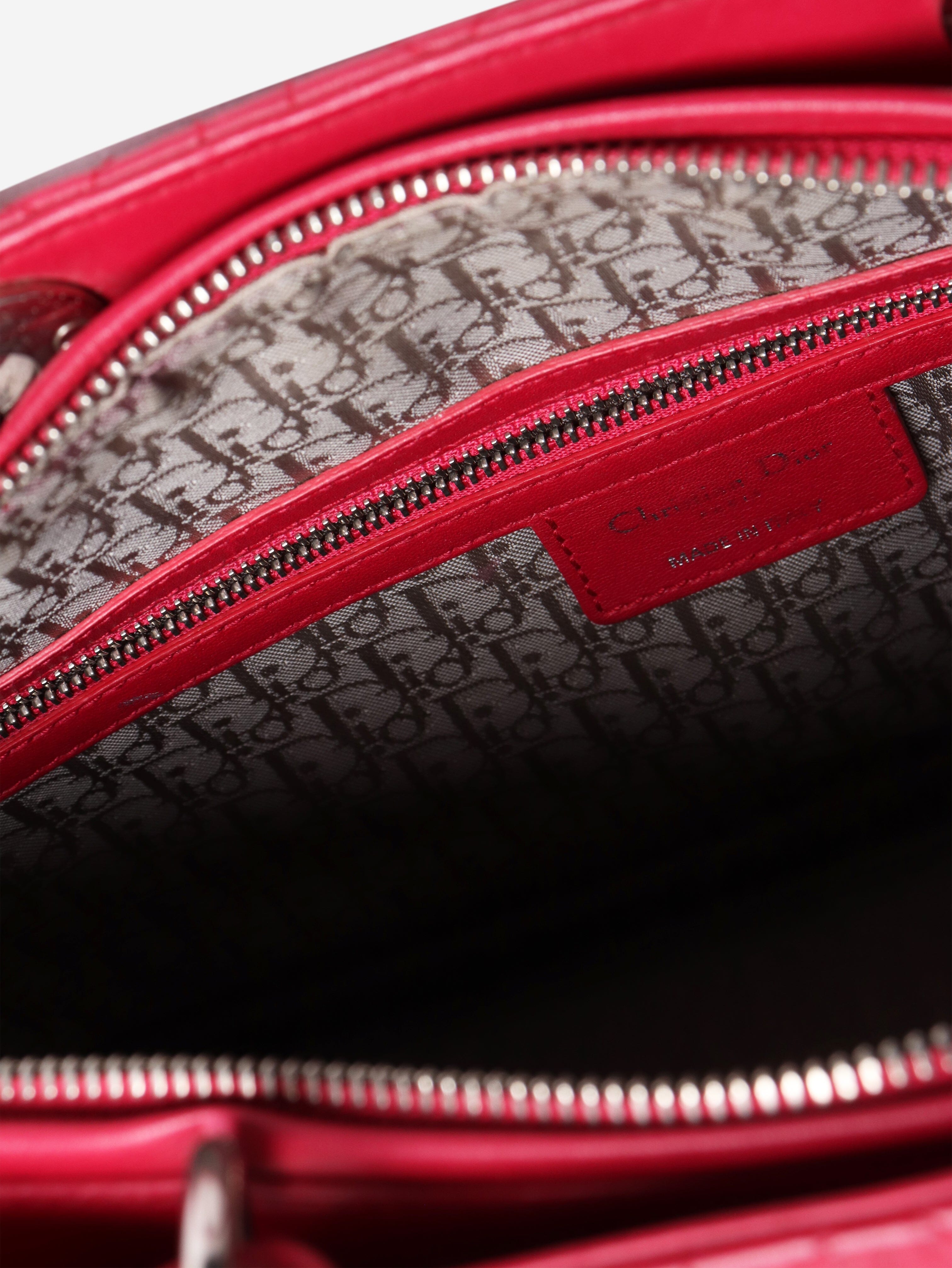 Pink 2011 large Lady Dior 2way bag Shoulder bags Dior 