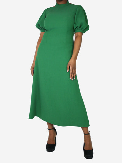 Green halterneck crepe dress - size Dresses Emilia Wickstead 