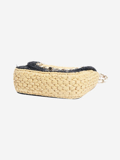 Beige raffia cross-body flap bag Cross-body bags Chanel 