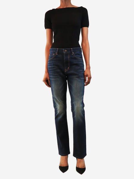 Blue slim jeans - size UK 8 alternate image