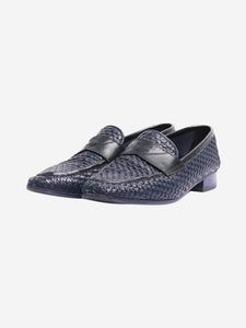 Chanel Blue woven loafers - size EU 40 (UK 7)