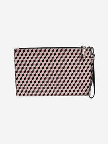 Pink geometric pouch Clutch bags Prada 