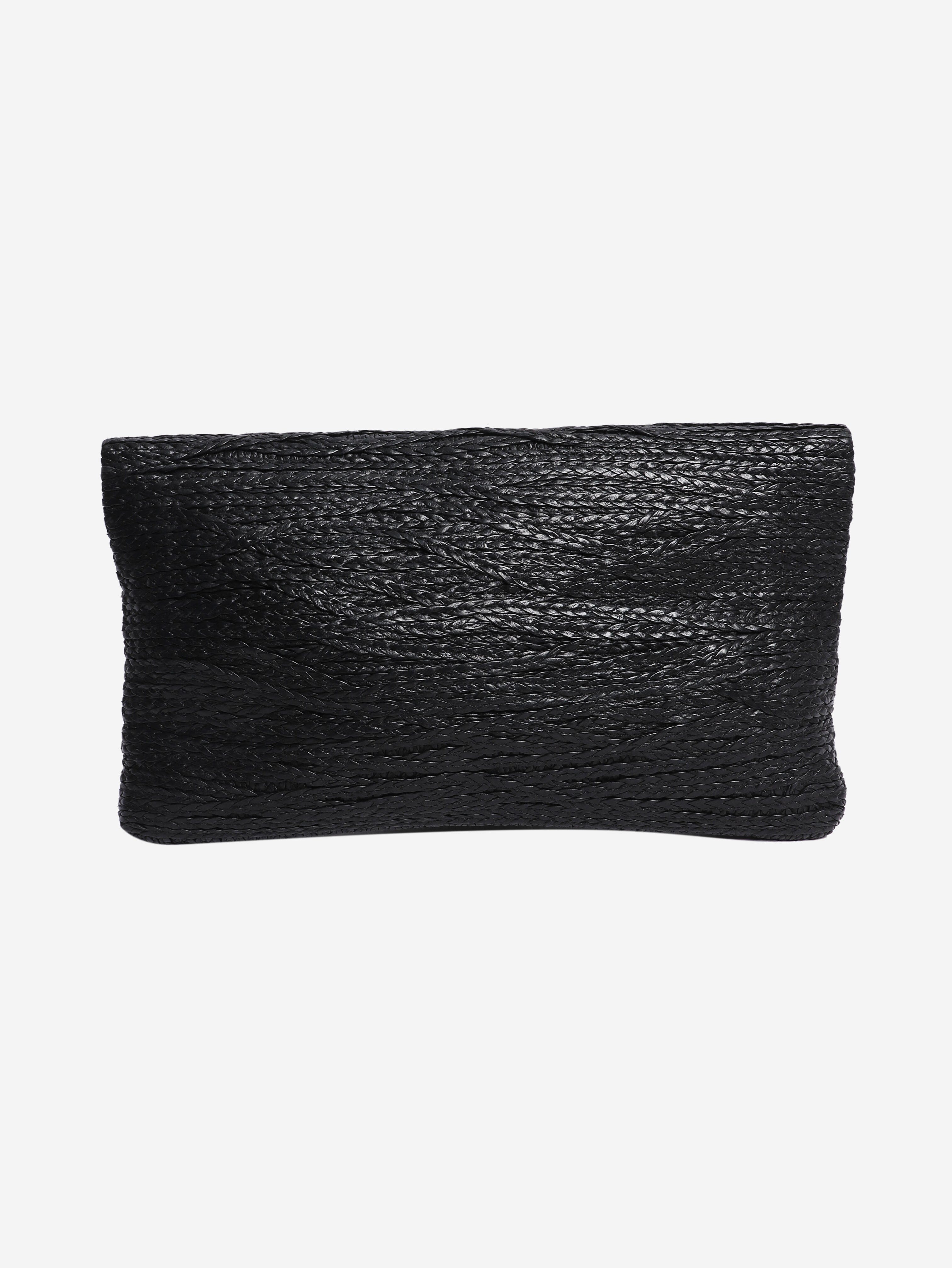 Black braided clutch bag Clutch bags JAY AHR 