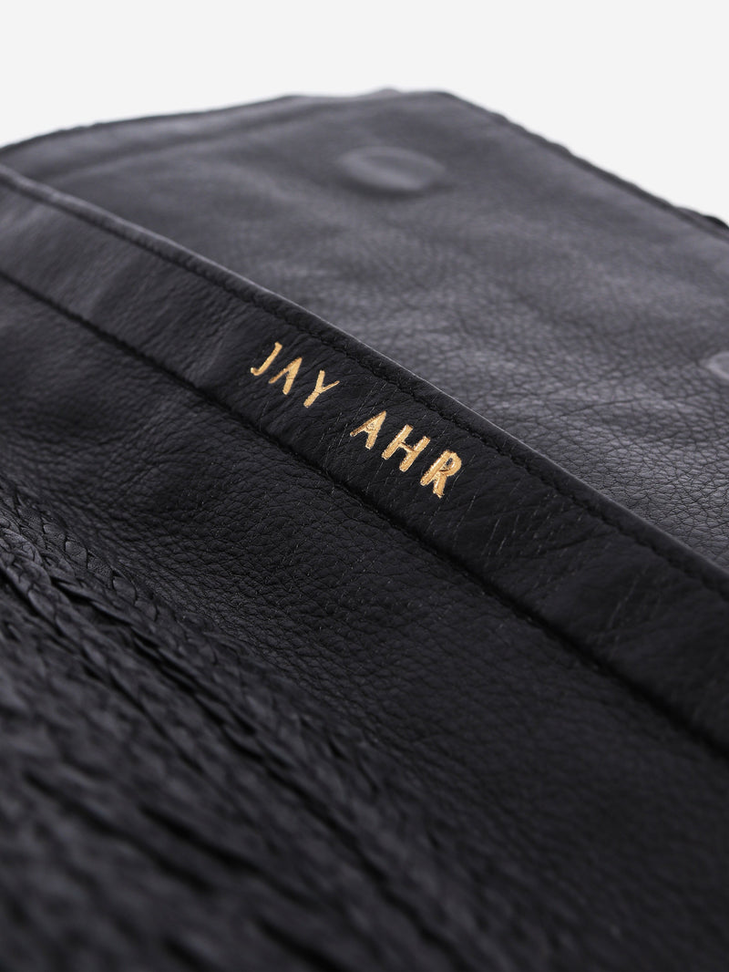 Black braided clutch bag Clutch bags JAY AHR 