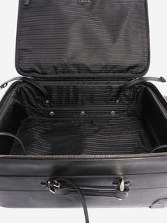 Black Saffiano leather trolley case Luggage & Travel Bags Prada 