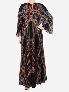 Etro Etro Black pleated maxi dress - size UK 10